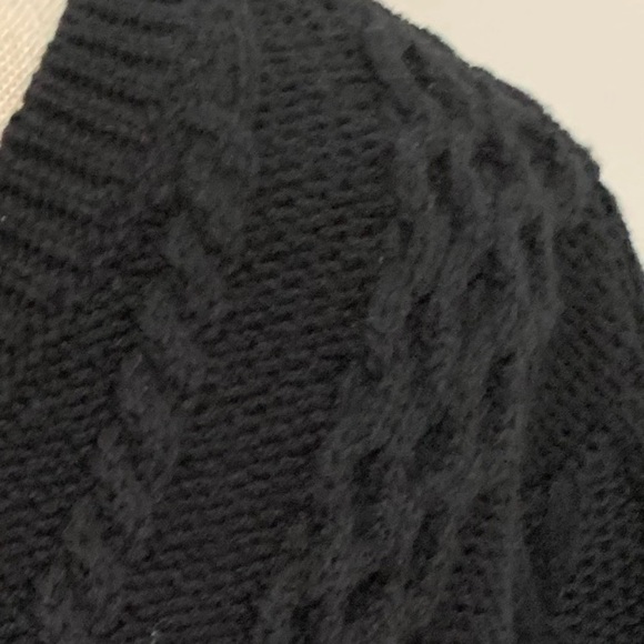 Preswick & Moore Cableknit Sweater - Black - XL - NEW - Picture 7 of 7